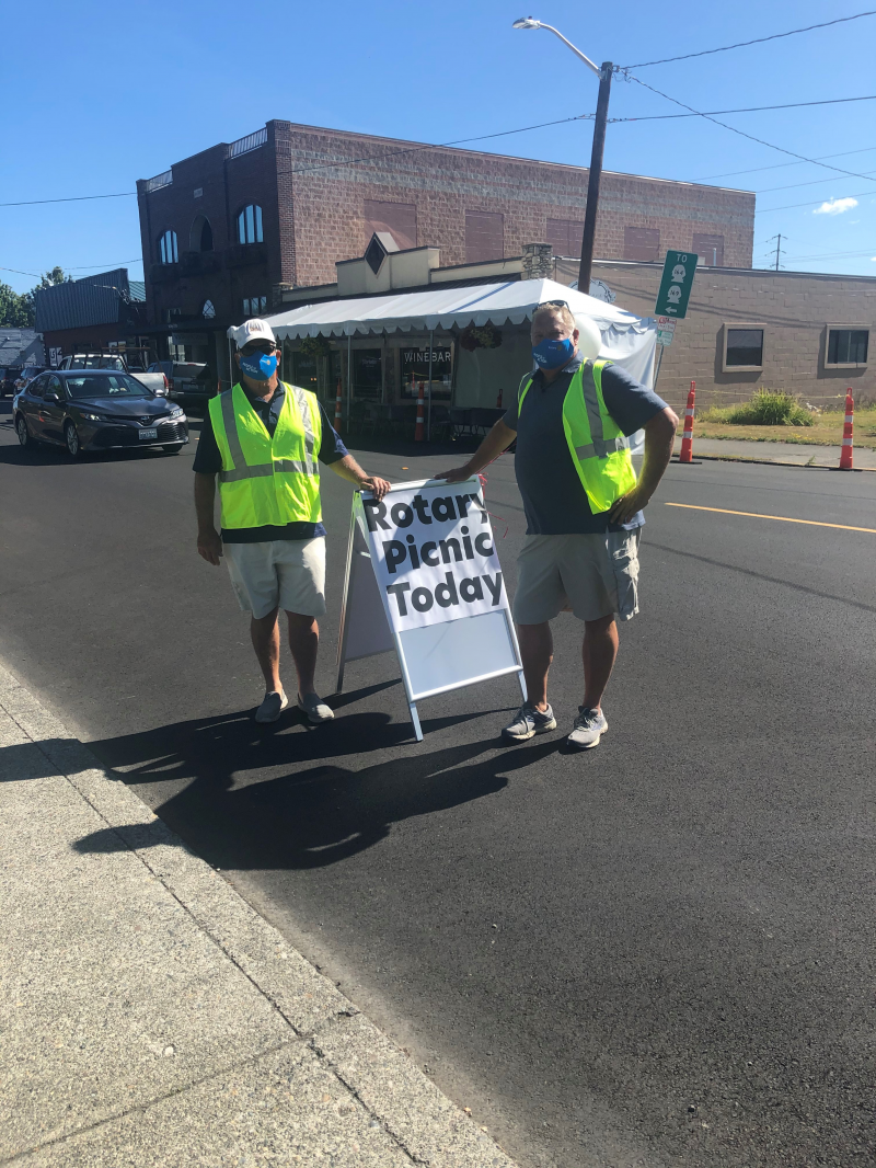 Rotarians Serving the Community